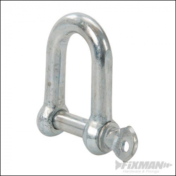 Fixman Galvanised Commercial D-Shackle 10pk - M5 - Code 785219