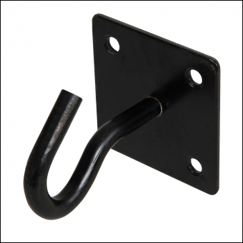 Fixman Chain Plate Black - Hook 50mm x 50mm - Code 786651