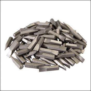 Silverline Slotted Cr-V Screwdriver Bits 100pk - Slotted 7mm - Code 794318