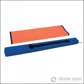 Dickie Dyer Telescopic Stair Rod Set 14pce - 730 - 1050mm - 16.029 - Code 799274