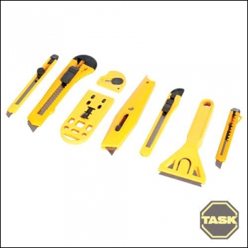 Task 8pce Snap-Off Knife Set Display Box