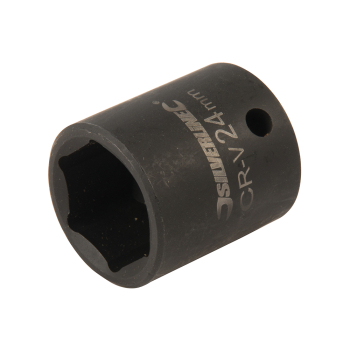 Silverline Impact Socket 1/2 inch  Drive 6pt Metric - 24mm - Code 801153