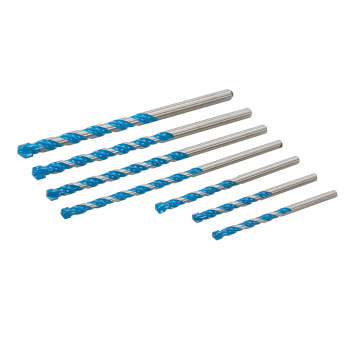 Silverline Multi Construction Drill Bit Set 7pce - 7pce - Code 802322