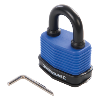 Silverline Weather-Resistant Combination Padlock - 50mm - Code 802531