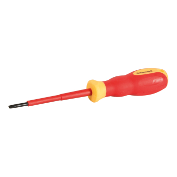 Silverline VDE Soft-Grip Electricians Screwdriver - 0.5 x 3 x 75mm - Code 802857