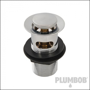 Plumbob Spring Plug Basin Waste Slotted - 1-1/4 inch  (32mm) - Code 804020