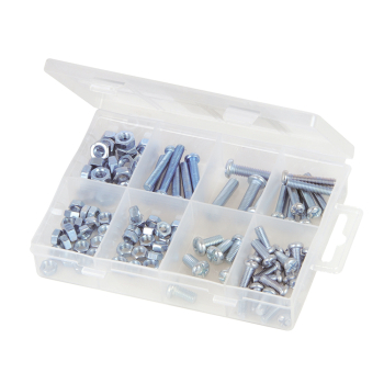 Fixman Machine Screws & Nuts Pack - 105pce - Code 804223