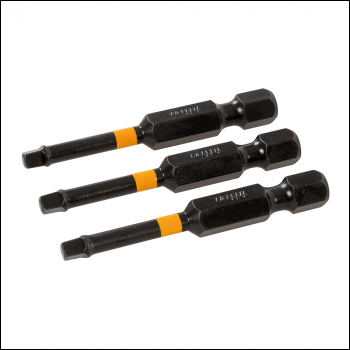 Triton Square Screwdriver Impact Bit 3pk - R2 50mm - Code 808199