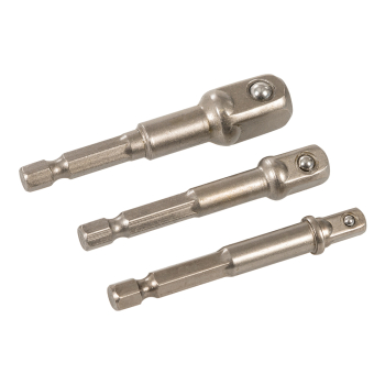 Silverline Socket Driver Set 3pce - 1/4 inch , 3/8 inch  & 1/2 inch  - Code 819713