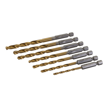 Silverline Hex Shank Drill Bit Set 7pce - 3 - 6.5mm - Code 819714