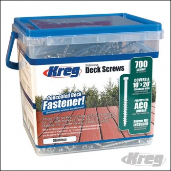 KREG Deck Screws Stainless Steel Pan Head - Coarse Thre