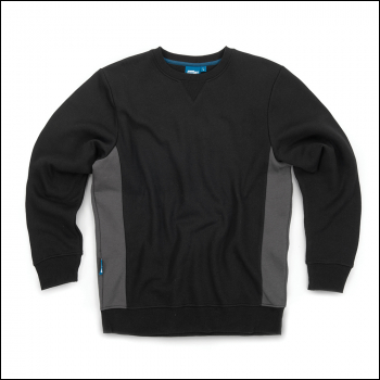 Tough Grit 2-Tone Sweatshirt Black / Charcoal - XXXL - Code 823592