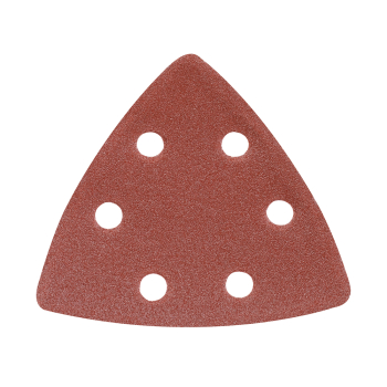 Silverline Hook & Loop Triangle Sheets 90mm 10pk - 120 Grit - Code 826718