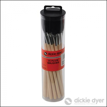 Dickie Dyer Flux Brushes 25pk - Blue Handle - Code 842910