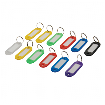 Silverline Assorted Coloured Key ID Tags 12pk - 12pk - Code 844160