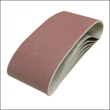 Silverline Sanding Belts 100 x 610mm 5pk - 120 Grit - Code 846448