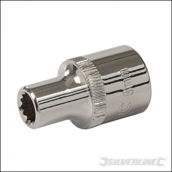 Silverline Socket 1/2 inch  Drive 12pt Metric - 28mm - Code 850062