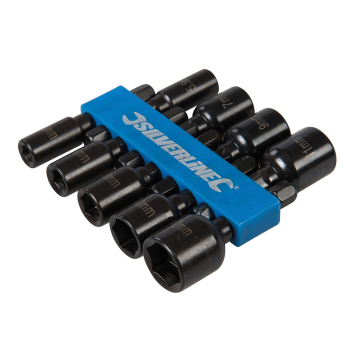 Silverline Magnetic Nut Driver Set 9pce - 5 – 12mm - Code 855189