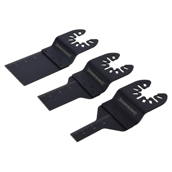 Silverline HCS Multi-Tool Saw Blade Set 3pce - 10, 20, 34mm - Code 856092