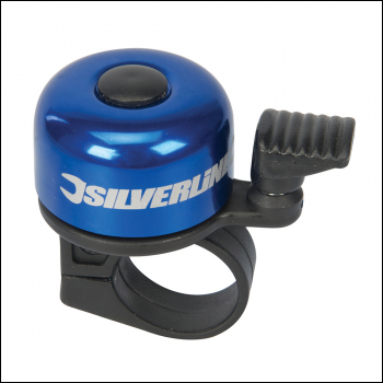 Silverline One-Touch Ping Bicycle Bell - 80 x 100mm - Code 858804