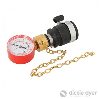 Dickie Dyer Water Pressure Gauge - 0-25bar / 0-360psi - Code 859190