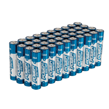 Powermaster AAA Super Alkaline Battery LR03 40pk - 40pk - Code 867060
