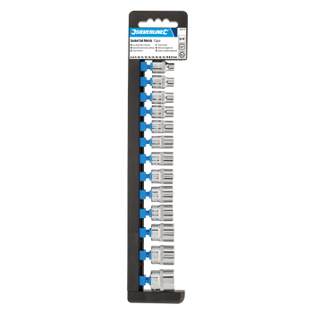 Silverline Socket Set 3/8 inch  Drive 6pt Metric 13pce - 6 - 21mm - Code 868518