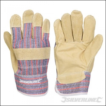 Silverline Pigskin Rigger Gloves - Large - Code 868554