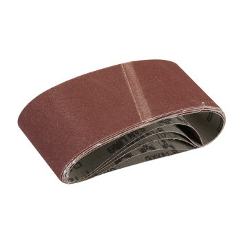 Silverline Sanding Belts 65 x 410mm 5pk - 120 Grit - Code 870507
