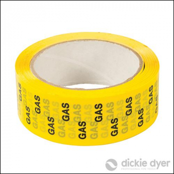 Dickie Dyer GAS Identification Tape - 38mm x 33m - Code 871775