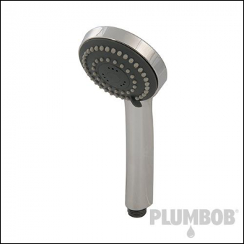 Plumbob Chrome Shower Head - Single Spray Pattern - Code 874619
