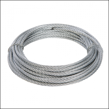 Fixman Galvanised Wire Rope - 4mm x 10m - Code 876416