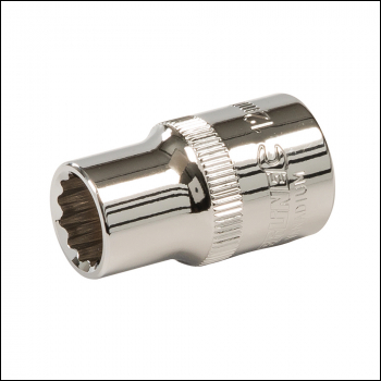 Silverline Socket 1/2 inch  Drive 12pt Metric - 12mm - Code 881578