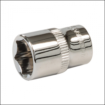 Silverline Socket 1/4 inch  Drive 6pt Metric - 12mm - Code 889318