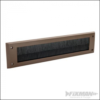 Fixman Letterbox Draught Seal - 338 x 78mm Brown - Code 894079