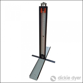 Dickie Dyer Stand Up U-Gauge with Glass U-Tube - 12 inch wg / 30mbar - 90.040 - Code 894932
