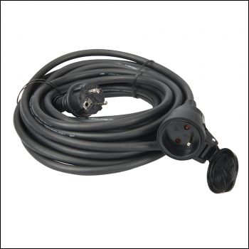 Powermaster French Type E Extension Lead 230V - 1-Gang 10m - Code 902724