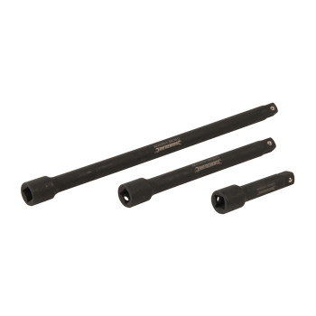 Silverline Impact Extension Bar Set 3/8 inch  3pce - 75, 150 & 250mm - Code 907265