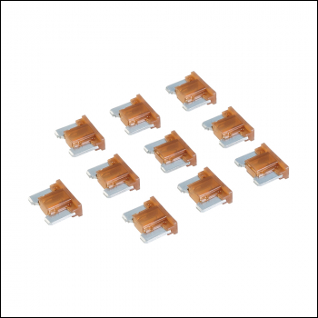 Silverline ATT Low Profile Mini Automotive Blade Fuses 10pk - 7.5A Brown - Code 909108