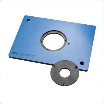 Rockler Phenolic Router Plate for Non-Triton Routers - 8-1/4 x 11-3/4 inch  - Code 910661