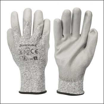Silverline Anti-Cut Gloves - Cut D L 9 - Code 913265