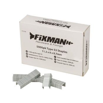 Fixman Type 53 Staples 5000pk