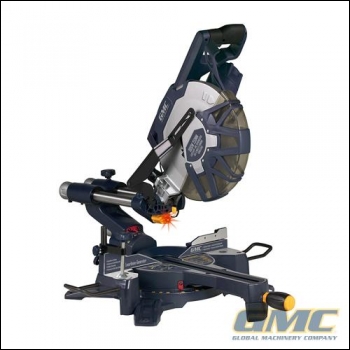 GMC 1800W Double Bevel Slide Compound Mitre Saw 250mm