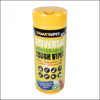 Smaart Universal Tough Wipes Biodegradable 40pk - 40pk - Box of 12 - Code 922518