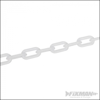Fixman Plastic Chain Connectors 10pk - 6mm White Connectors 10pk - Code 923425
