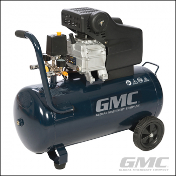 GMC EU 2hp Air Compressor 50Ltr - GAC1500 - Code 923966