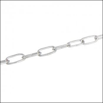 Fixman Electro Galvanised Chain - 3mm x 2.5m - Code 925265