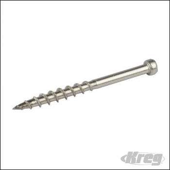 Kreg Stainless Steel Pocket-Hole Screws Pan Head Coarse - No. 8 x 2 inch  100pk - Code 928265