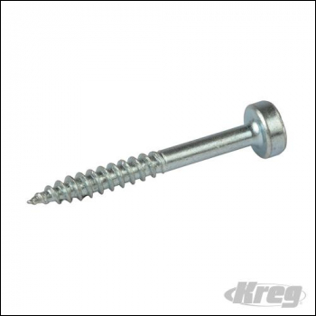 Kreg Zinc Pocket-Hole Screws Pan Head Fine - No.6 x 1-1/2 inch  1200pk - Code 928392