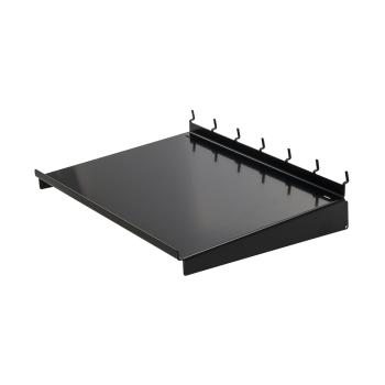 Silverline Shelf 300mm 4pk - Black - Code 935512